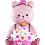 3D Фигура Мишка с капкейком 97 см