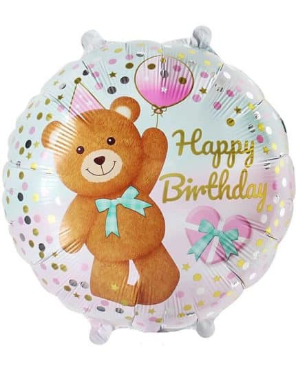 Круг С Днем Рождения (мишка)